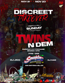 Discreet Sunday flyer